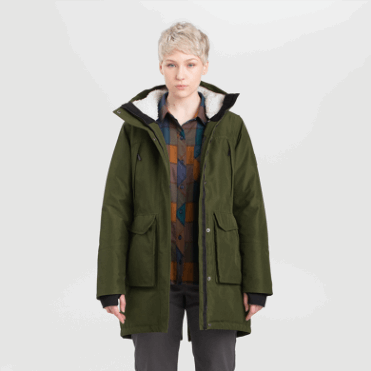 Outdoor Research Stormcraft Donsparka Loden Voor Dames