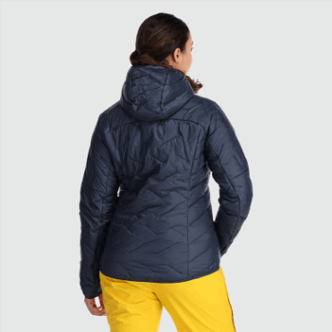 Outdoor Research Damessweater Met Capuchon Superstrand Lt Marineblauw