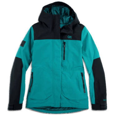 Outdoor Research Kulshan Stormjack Voor Dames Deep Lake/zwart