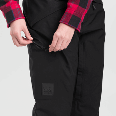 Outdoor Research Dames Kulshan Storm Slabbetjes Zwart