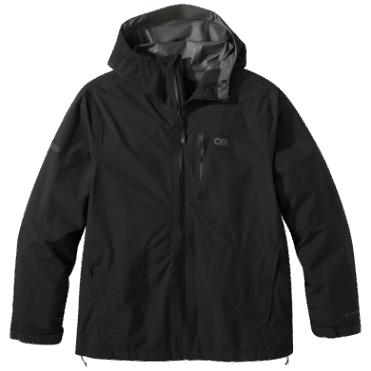 Outdoor Research Dames Aspire Ii Gore-tex® Plus Size Regenjack Zwart