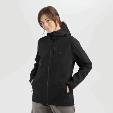 Outdoor Research Dames Dryline Regenjack Zwart