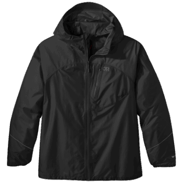 Outdoor Research Dames Helium Regen Jas Grote Maten Zwart