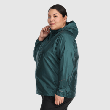Outdoor Research Helium Regenjack Voor Dames Plus Size Treeline