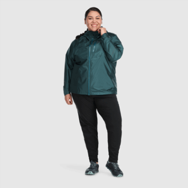 Outdoor Research Helium Regenjack Voor Dames Plus Size Treeline