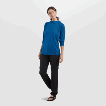 Outdoor Research Dames Hoodie Echo Klassiek Blauw