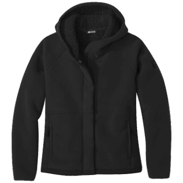 Outdoor Research Damesjuneau Fleece Hoodie Zwart
