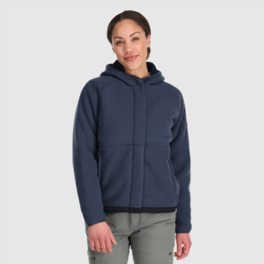 Outdoor Research Juneau Fleece Dameshoodie Marineblauw