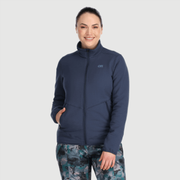 Outdoor Research Vigor Plus Fleecejack Voor Dames Marineblauw