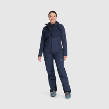 Outdoor Research Vigor Plus Fleece Hoodie Marineblauw Voor Dames