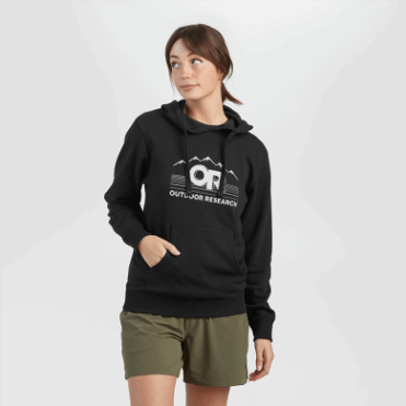 Outdoor Research Pleitbezorger Hoodie Zwart/wit
