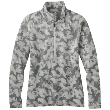 Outdoor Research Alpine Onset Merino Halfrits Sneeuwcamouflage Voor Dames