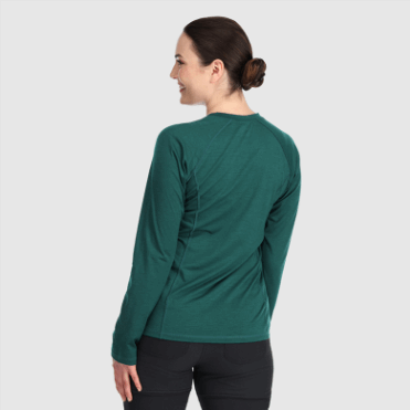 Outdoor Research Alpine Onset Merino Crew Treeline Voor Dames