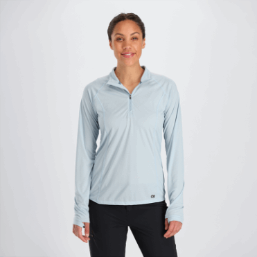 Outdoor Research Dames Echo Quarter Zip Arctic