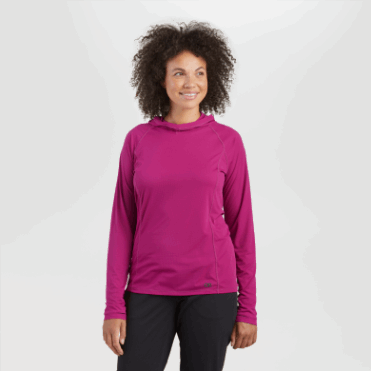Outdoor Research Dames Echo Plus Size Hoodie Fuchsia