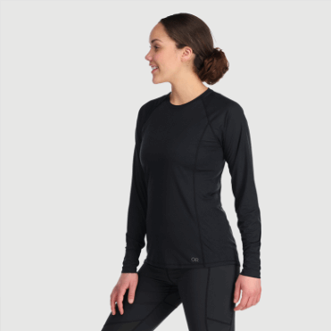 Outdoor Research Dames Echo T-shirt Met Lange Mouwen Zwart