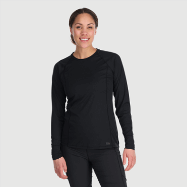 Outdoor Research Dames Echo T-shirt Met Lange Mouwen Zwart
