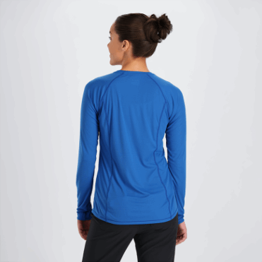 Outdoor Research Echo Dames T-shirt Met Lange Mouwen Klassiek Blauw