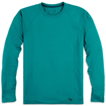 Outdoor Research Echo-T-shirt Met Lange Mouwen Voor Dames Deep Lake