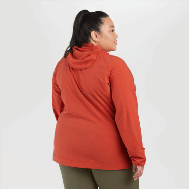 Outdoor Research Astroman Sun Plus Size Dameshoodie Kiezelsteen