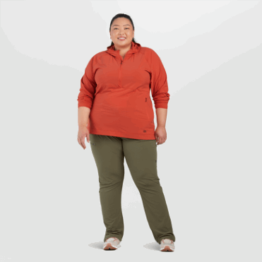 Outdoor Research Astroman Sun Plus Size Dameshoodie Kiezelsteen