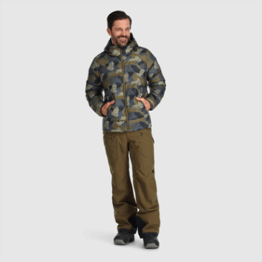 Outdoor Research Coldfront-donshoodie Loden Camo Voor Heren