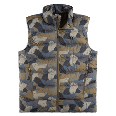 Outdoor Research Heren Coldfront Donsvest Loden Camo