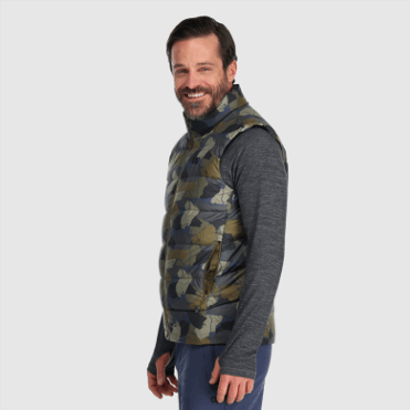 Outdoor Research Heren Coldfront Donsvest Loden Camo