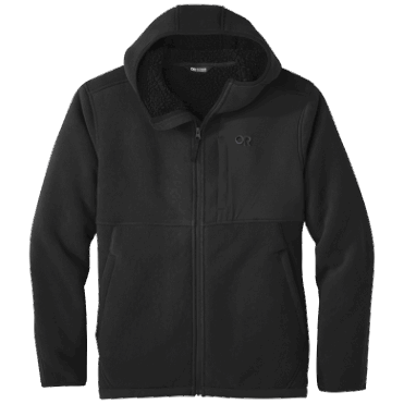 Outdoor Research Heren Juneau Fleece Hoodie Zwart