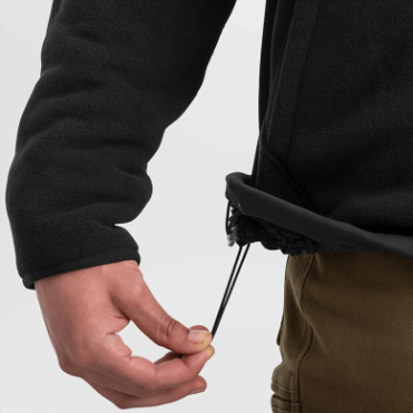 Outdoor Research Heren Juneau Fleece Hoodie Zwart