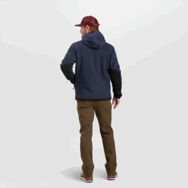 Outdoor Research Heren Juneau Fleece Hoodie Marineblauw