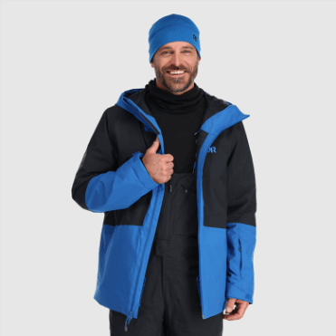 Outdoor Research Heren Snowcrew Jack Klassiek Blauw/zwart