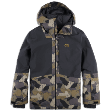 Outdoor Research Heren Snowcrew Jack Loden Camo/zwart