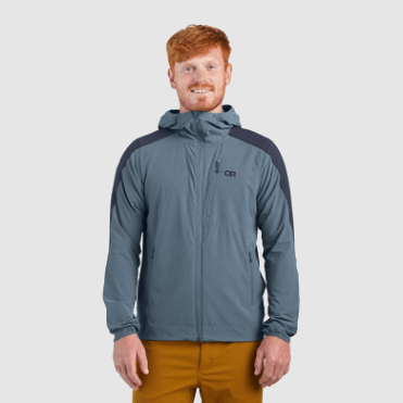 Outdoor Research Heren Hoodie Ferrosi Nimbus/marineblauw