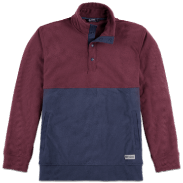 Outdoor Research Heren Pullover Met Drukknopen Ii Kalamata/marineblauw