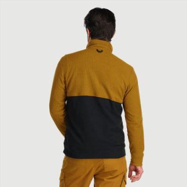 Outdoor Research Heren Trailmix Snap Pullover Ii Tapenade/zwart