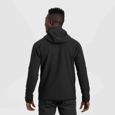 Outdoor Research Heren Vigor Plus Fleece Hoodie Zwart