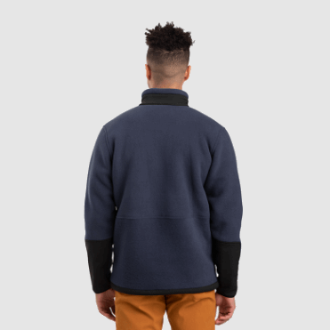 Outdoor Research Heren Juneau Fleecejack Marineblauw
