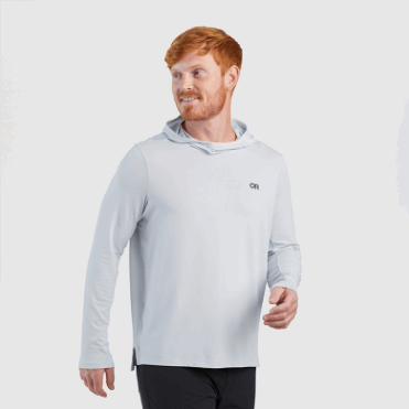 Outdoor Research Activeice Spectrum Sun Hoodie Titaniumgrijs Voor Heren