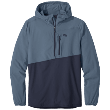Outdoor Research Astroman Sun Hoodie Voor Heren Nimbus/marineblauw