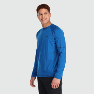 Outdoor Research Heren Alpine Onset Merino Crew Zwart