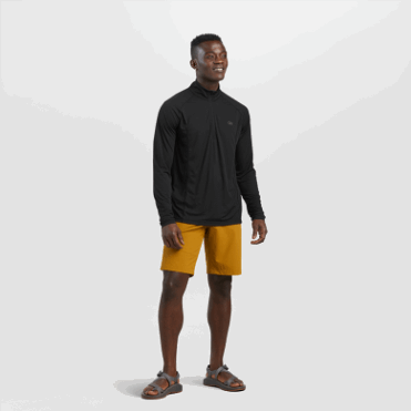 Outdoor Research Heren Echo Kwartzip Zwart