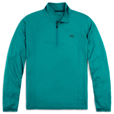 Outdoor Research Heren Echo Quarter Zip Deep Lake