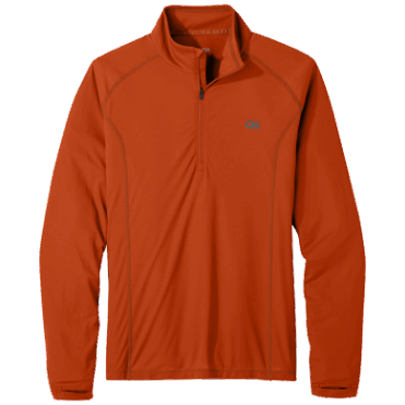 Outdoor Research Heren Echo Quarter Zip Redrock