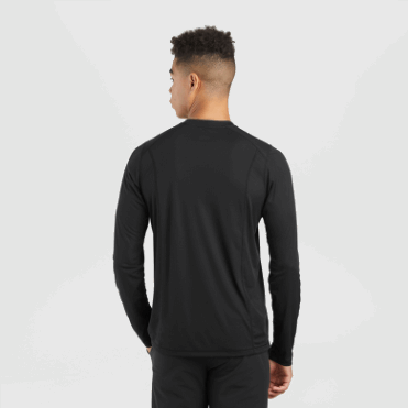 Outdoor Research Echo Heren T-shirt Met Lange Mouwen Zwart