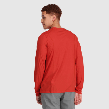 Outdoor Research Heren Echo T-shirt Met Lange Mouwen Cranberry