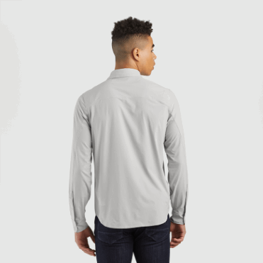 Outdoor Research Heren Astroman L/s Zonneshirt Kiezelsteen
