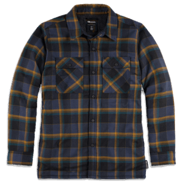 Outdoor Research Heren Feedback Overhemdjack Marineblauw Geruit