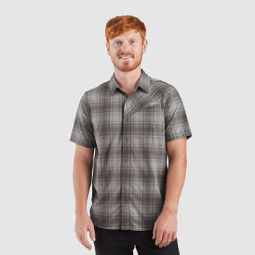 Outdoor Research Heren Astroman S/s Zonnehemd Storm Plaid