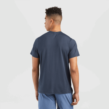 Outdoor Research Activeice Spectrum Sun T-shirt Voor Heren Titaniumgrijs